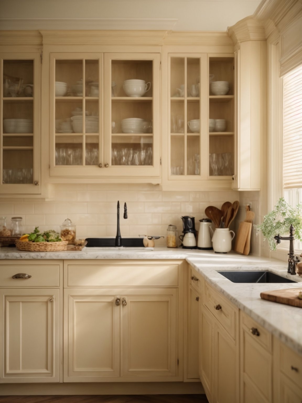 Antique Charm: Transforming Your Kitchen with Antique Cream Cabinets