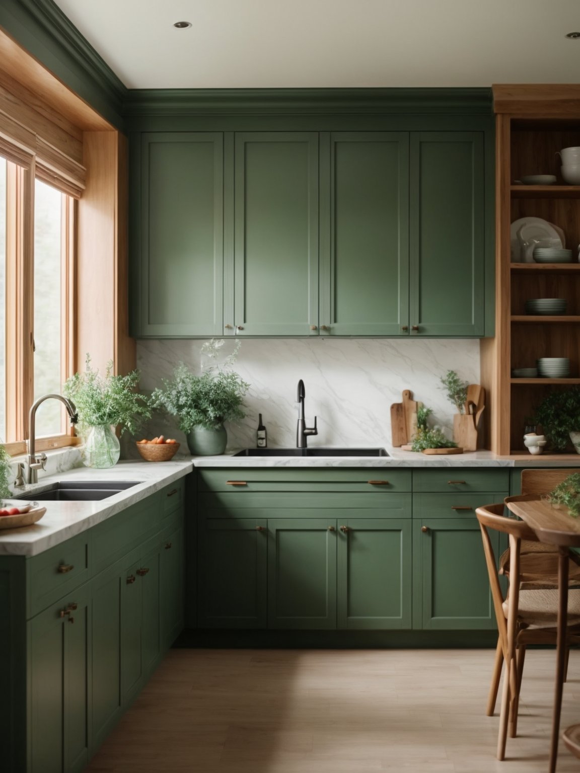 Design with Evergreen Fog Cabinets: A Timeless Touch of Elegance