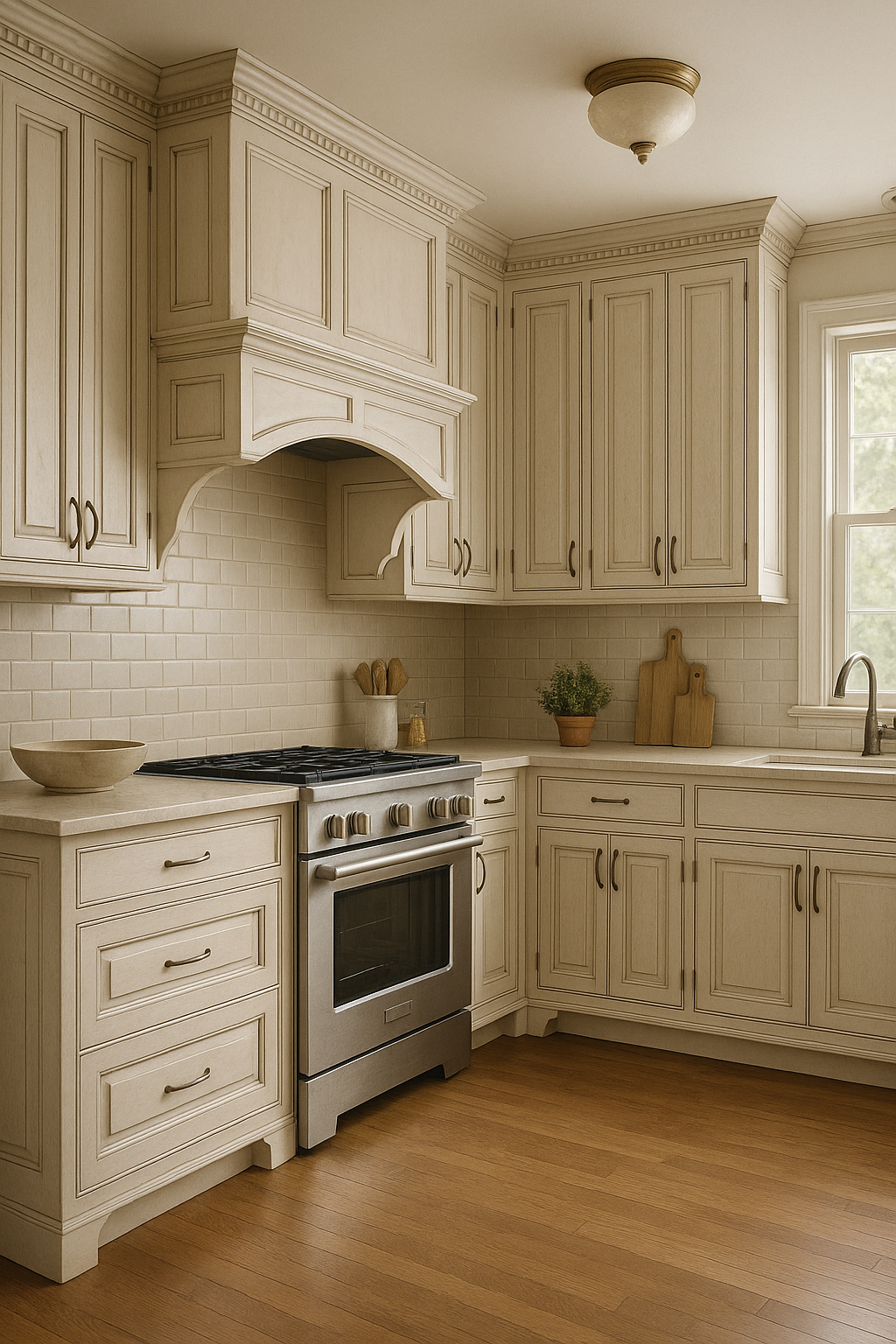 Illustration about Antique White Kitchen Cabinets, Distressed Antique White Kitchen Cabinets, Antique Off White Kitchen Cabinets, Antique White Glazed Kitchen Cabinets, Vintage White Kitchen Cabinet Designs, Classic Antique White Kitchen Decor, Best Glazes for Antique White Cabinets, Timeless Off White Kitchen Cabinet Styles, Rustic Antique White Kitchen Inspiration, Elegant Aged White Kitchen Cabinets